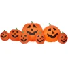 7 citrouilles lumineuses gonflables