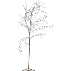 Arbre de Noël enneigé blanc effet neige H 150 cm