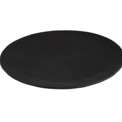 Assiette grise plastique x6