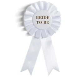 Badge future mariée en tissu