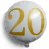 Ballon alu 20 ans Ø46cm