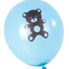 Ballon baptême bleu x6