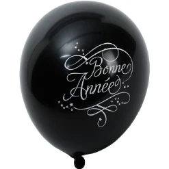 Ballon baudruche x12, motif bonne année