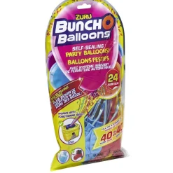 Ballon Bunch x24 noir/doré/blanc