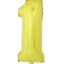 Ballon chiffre 1 aluminium