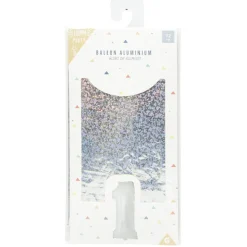 Ballon chiffre 1 aluminium