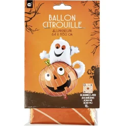 Ballon citrouille et fantôme Halloween