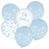 Ballon décor Baby rose ou bleu x6