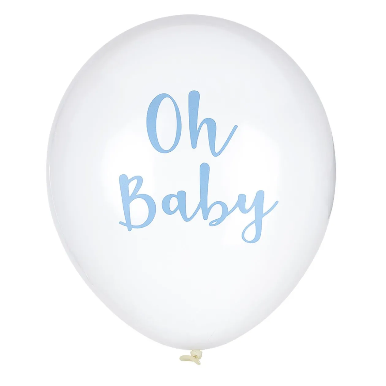 Ballon décor Baby rose ou bleu x6