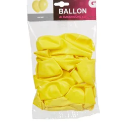 Ballon de baudruche jaune x20