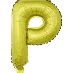 Ballon forme lettre P, aluminium