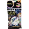 Ballon lumineux LED design marbre x4
