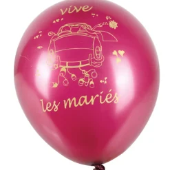 Ballon Vive les mariés x6