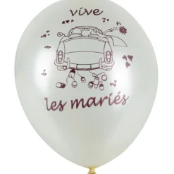Ballon Vive les mariés x6