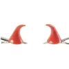 Barrette corne de diable Halloween x2