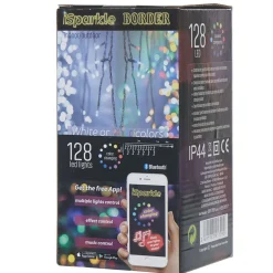 Bordure lumineuse connecté bluetooth 128 LED forme goutte 3 m