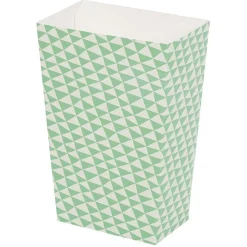 Boîte à bonbons motif triangle vert thème dinosaure x4