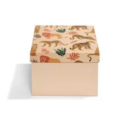 Boîte à cadeau carrée 15x15xH11cm - 2 modèles