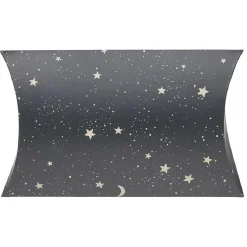 Boîte à cadeau Noël berlingot doré L29X18.5X5 cm