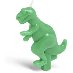 Bougie dinosaure vert H8cm