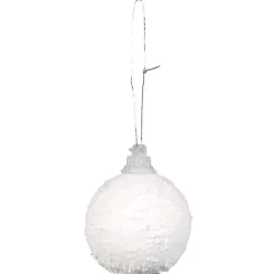 Boule de Noel imitation neige X9