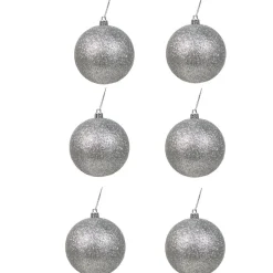 Boule de Noel X6 argent