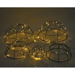 Boule de Noël 100 LED blanc chaud x3