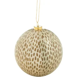 Boule de Noël à suspendre design ethnique