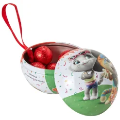 Boule de Noël à suspendre garnie 24 bonbons