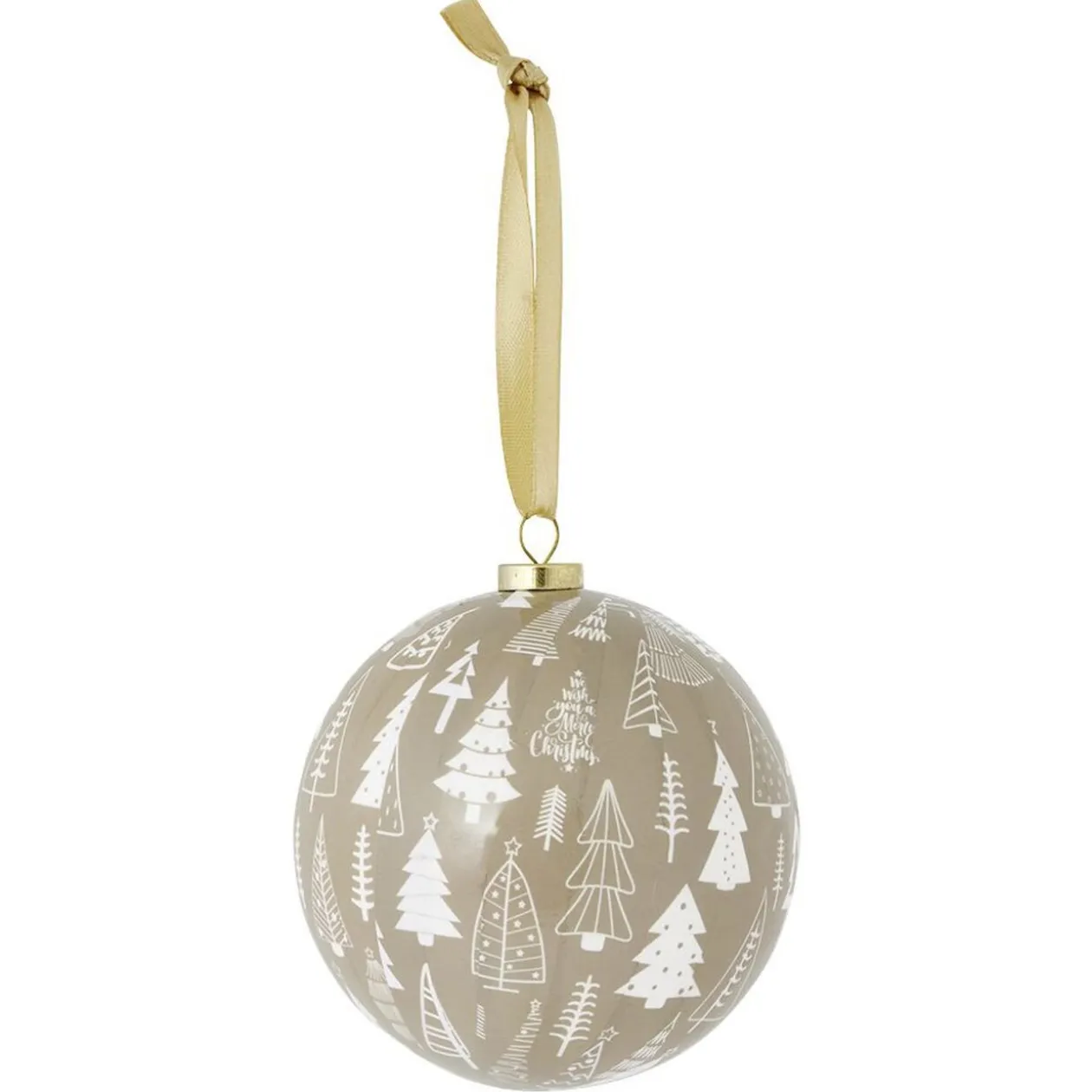 Boule de Noël assortie rose et doré Ø8cm - 3 modèles