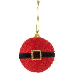 Boule de Noël avec ceinture pailletée