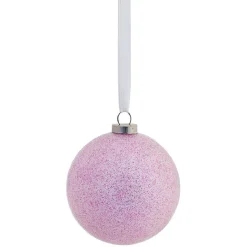 Boule de Noël colorée pailletée