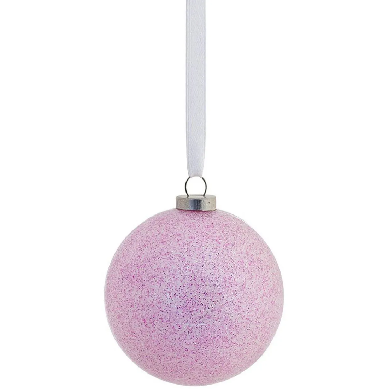 Boule de Noël colorée pailletée