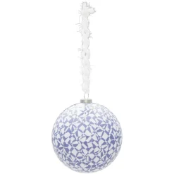 Boule de Noël design exclusif chalet Ø8 cm