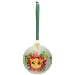 Boule de Noël Disney Le Roi Lion verte et rouge Ø7,5cm