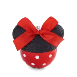 Boule de Noël Disney Minnie rouge et noir