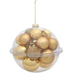 Boule de Noël dorée x20