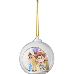 Boule de Noël en verre Disney Toy Story Woody et Destrier Ø8cm