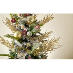 Boule de Noël en verre Disney Le Roi Lion verte et blanche Ø9,5cm