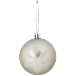 Boule de Noël motif tradition brillant