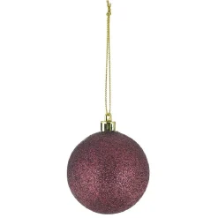 Boule de Noël mousse pailletée