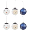Boule de Noël Neige Boréal Ø6 cm x6