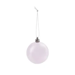 Boule de Noël rose et dorée x10