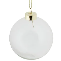 Boule de Noël verre Ø8cm - 3 modèles
