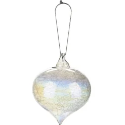 Boule en verre intérieur filament à reflet irisé