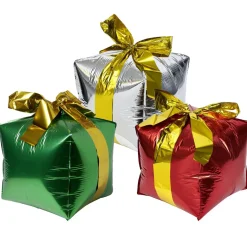 Cadeau gonflable x3 - 33x33x33cm