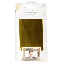 Cadre photo gonflable doré 86x60cm