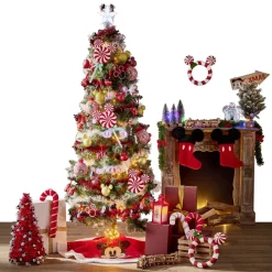 Canne à sucre Disney à suspendre Noël H22 cm