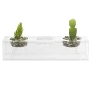 Centre de table plante grasse artificielle x2