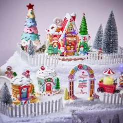 Chariot pop-corn animé et lumineux